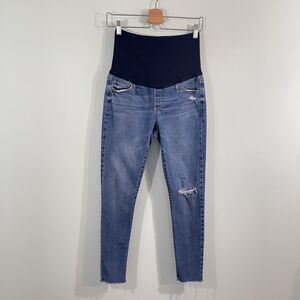 GAP Denim Maternity Med Wash Full Coverage Favorite Jegging Size 29/8R
